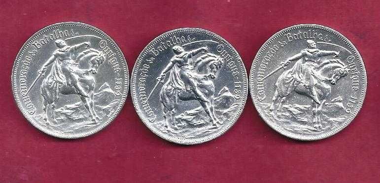 Moedas  Republica  10$00 Escudos  Prata  1928  3  MOEDAS
