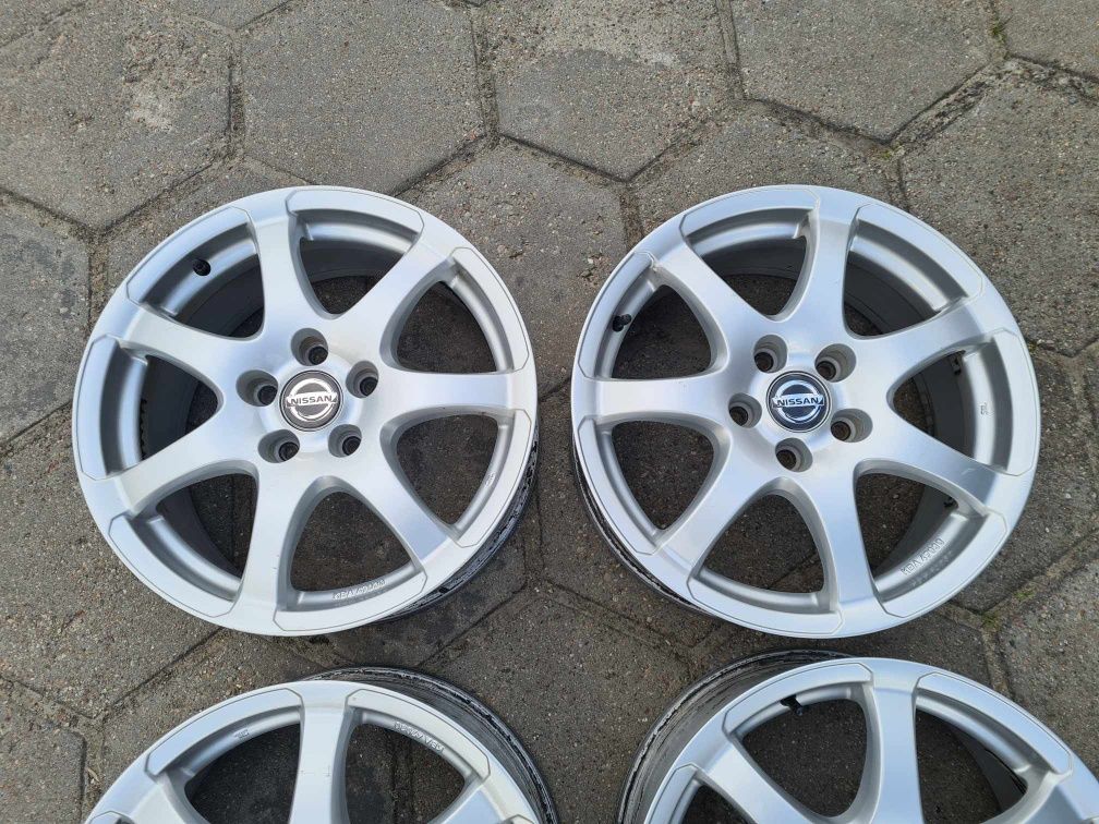 Alufelgi 17" 5x114.3 Nissan Qashqai Juke Leaf X-trail Primera Hyundai