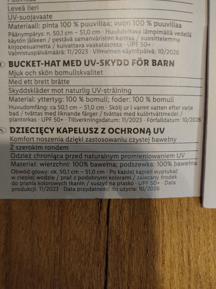 Kapelusz dziecięcy z ochroną UV 98/110 Mickey Mouse