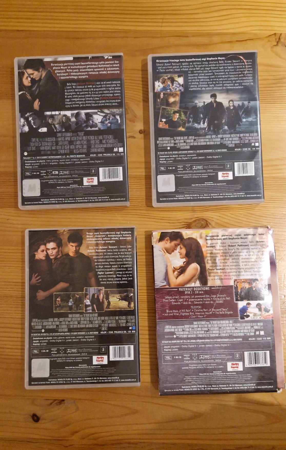 Saga zmierzch dvd