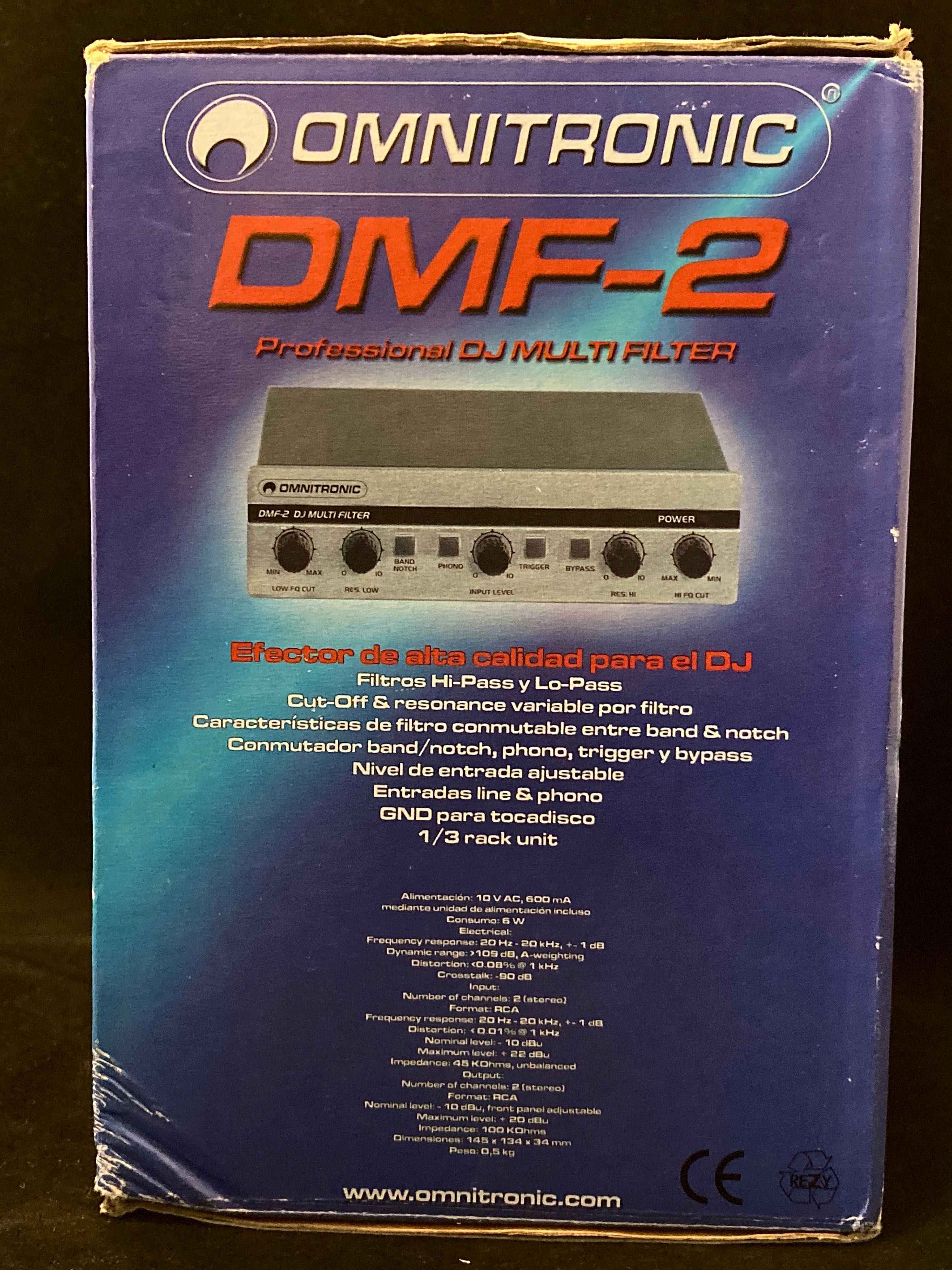 DJ Multi Filter Omnitronic DMF-2