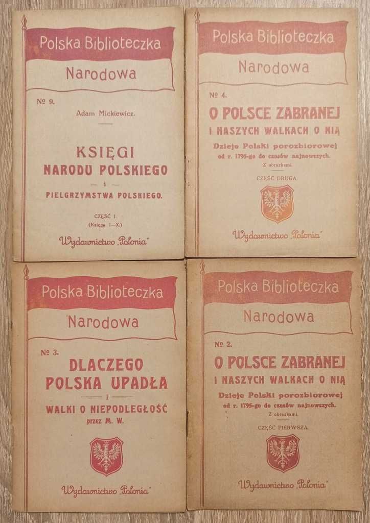 Polska Biblioteczka Narodowa nr 2, 3, 4, 9 1915r