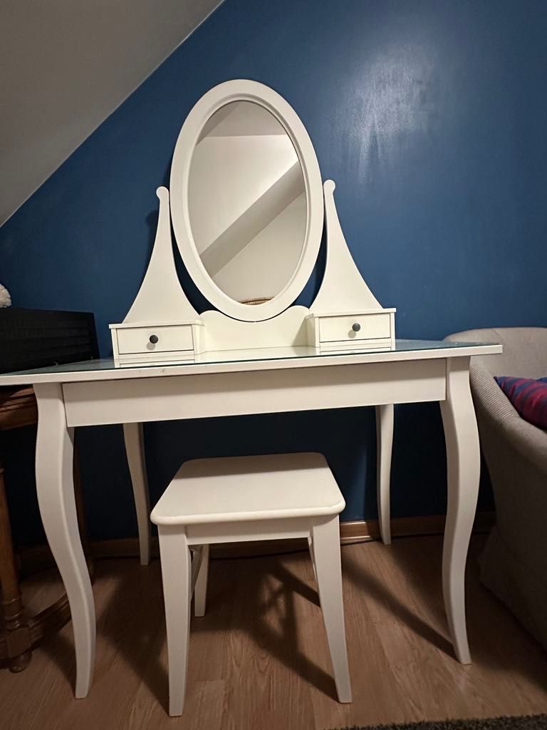 Toaletka Ikea biała hemnes