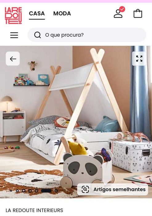 Cama Tenda-Tipi de criança Nova