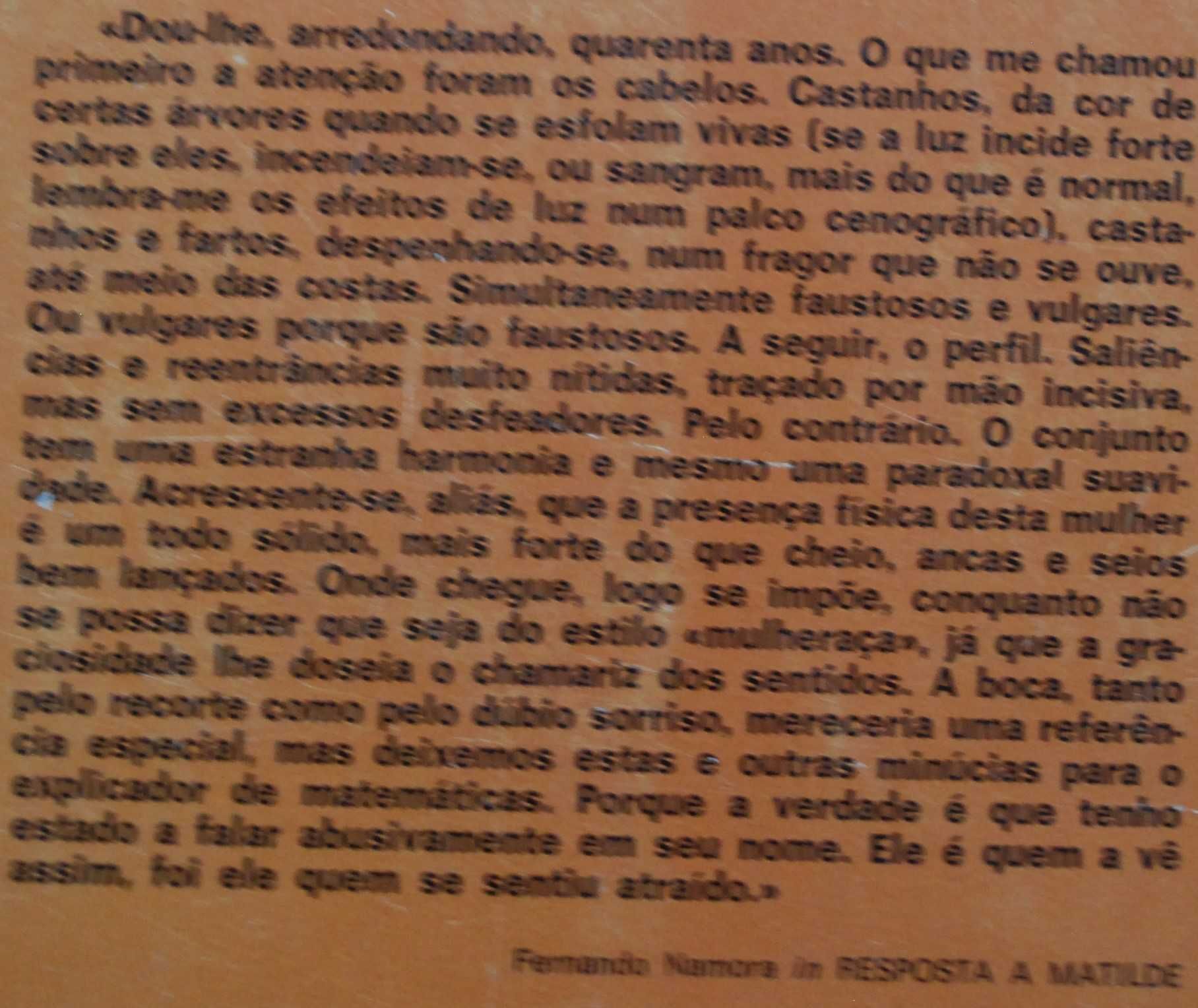 Resposta A Matilde de Fernando Namora