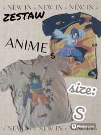 zestaw koszulek anime weeb rozmiar s