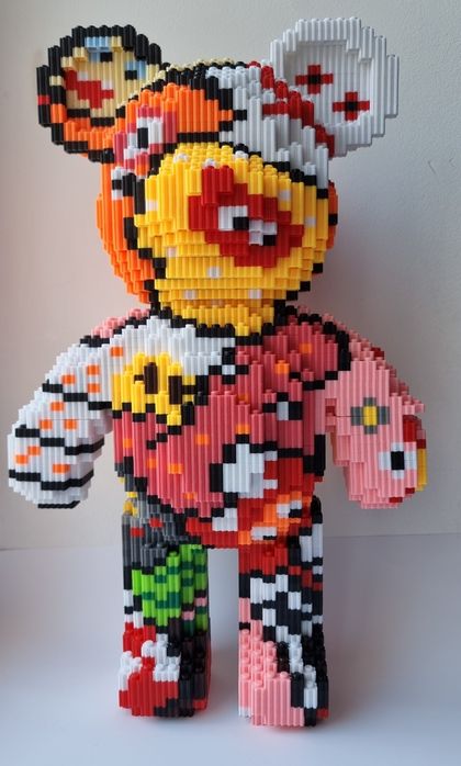 Конструктор,  3Д Ведмідь, 3000 деталі,  Magic block