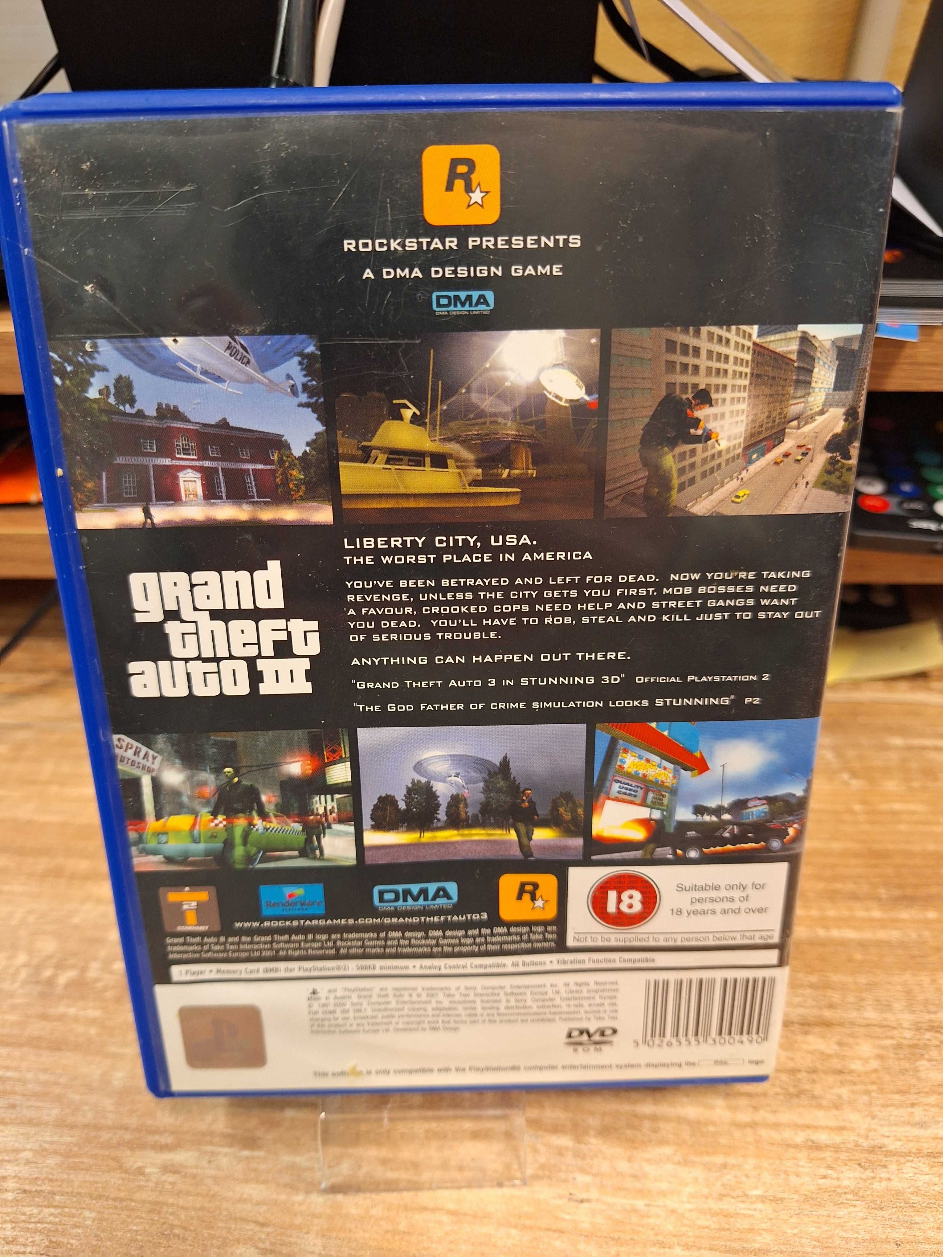 Grand Theft Auto III PS2 Sklep Wysyłka Wymiana