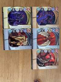 Karty bakugan 5 sztuk, stara kolekcja