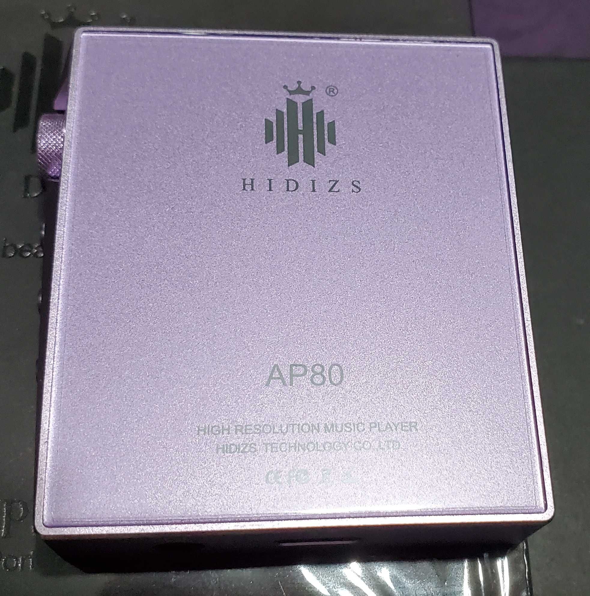 Аудиоплеер Hidizs AP80 Hi-Fi (фиолетовый)+защитные плёнки+чехол