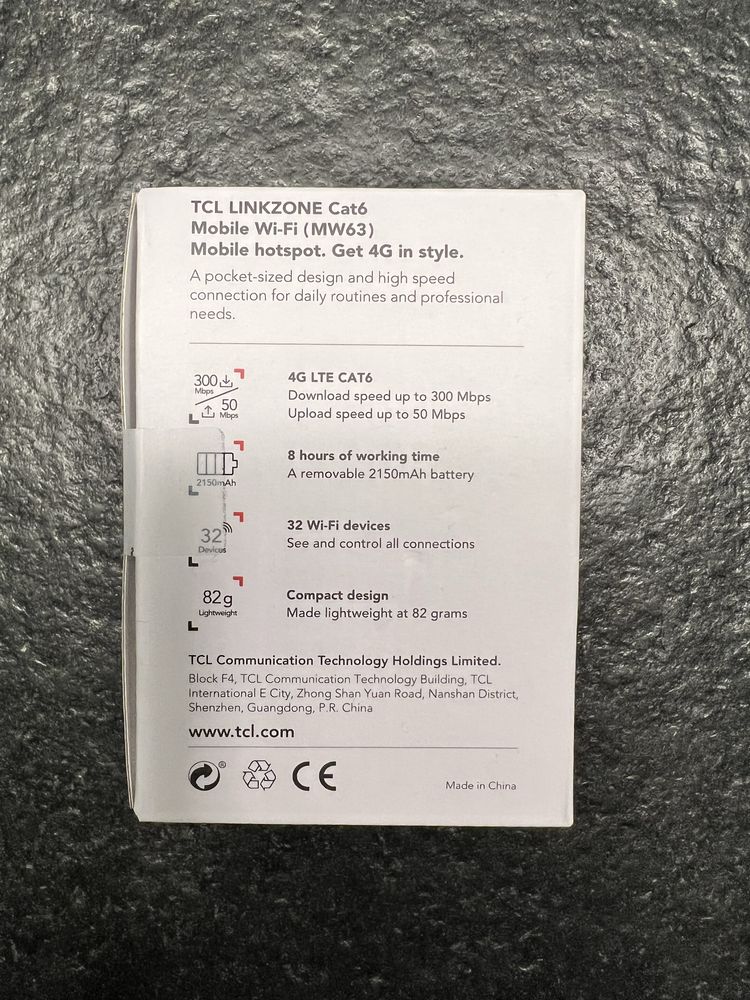 TLC Link zone modem  WiFi MW63
