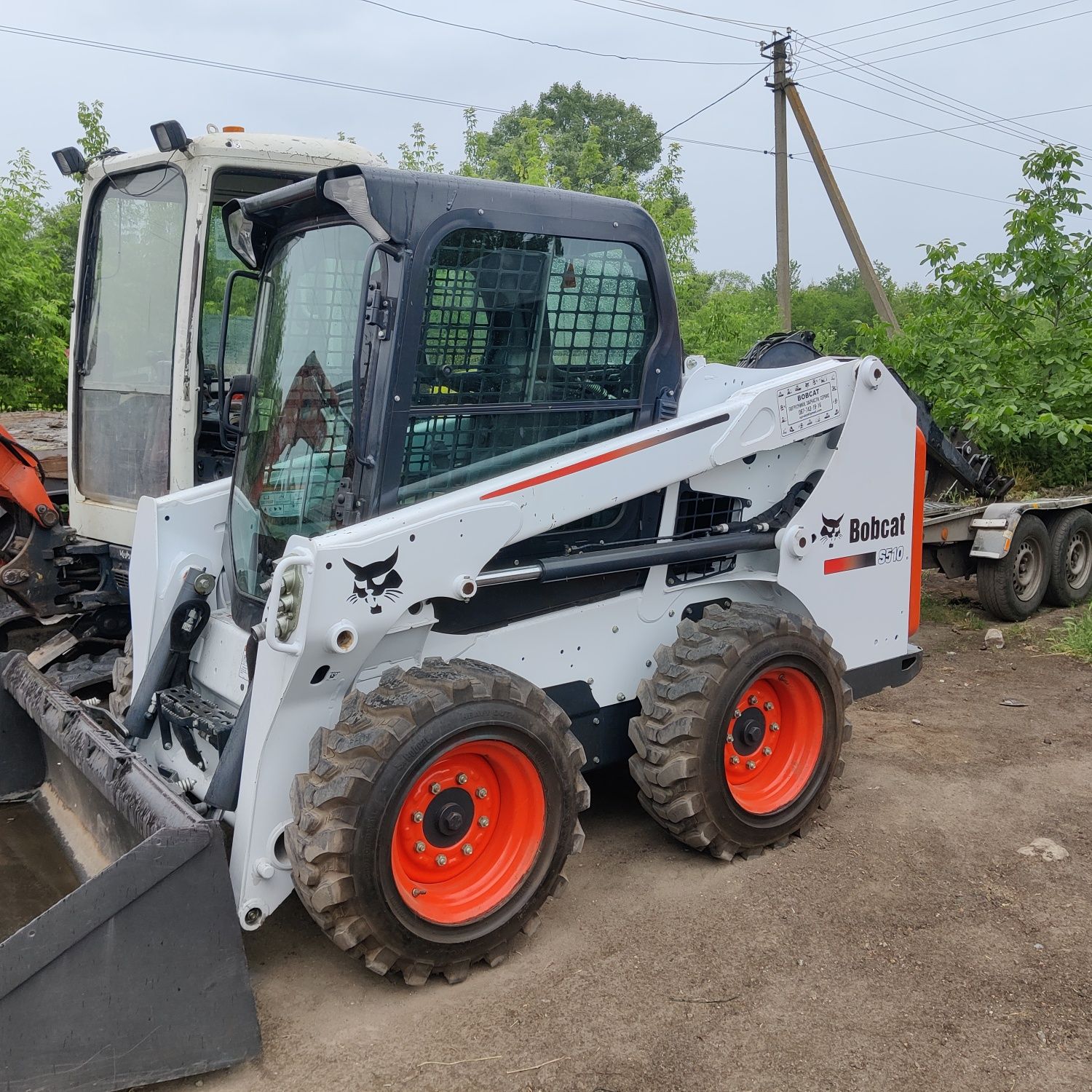 Аренда мини бобкат bobcat экскаватор планеровка вывоз погрузка мусора