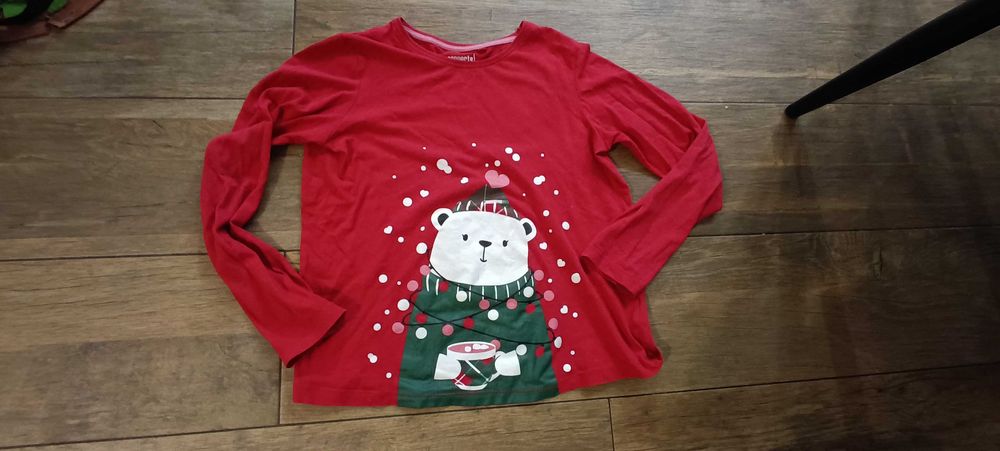 Piżama dla dziewczynki 146 świąteczna