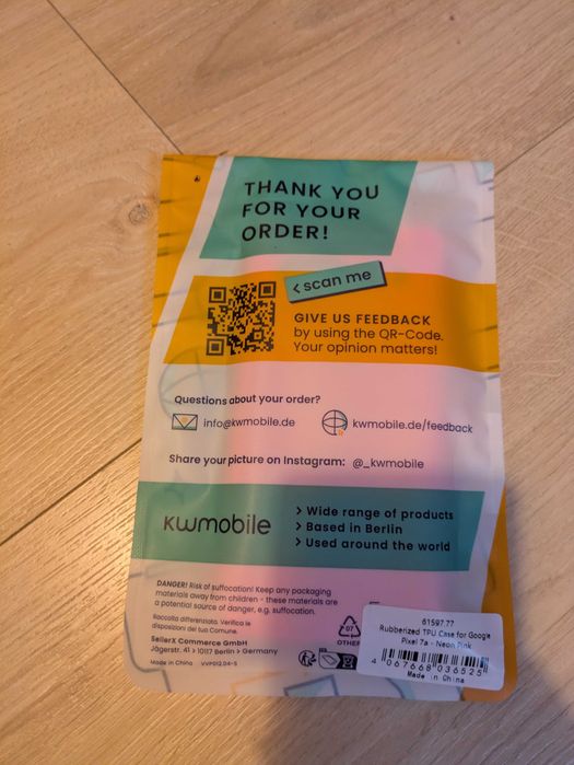 Etui dla Google Pixel 7a NOWE różowe