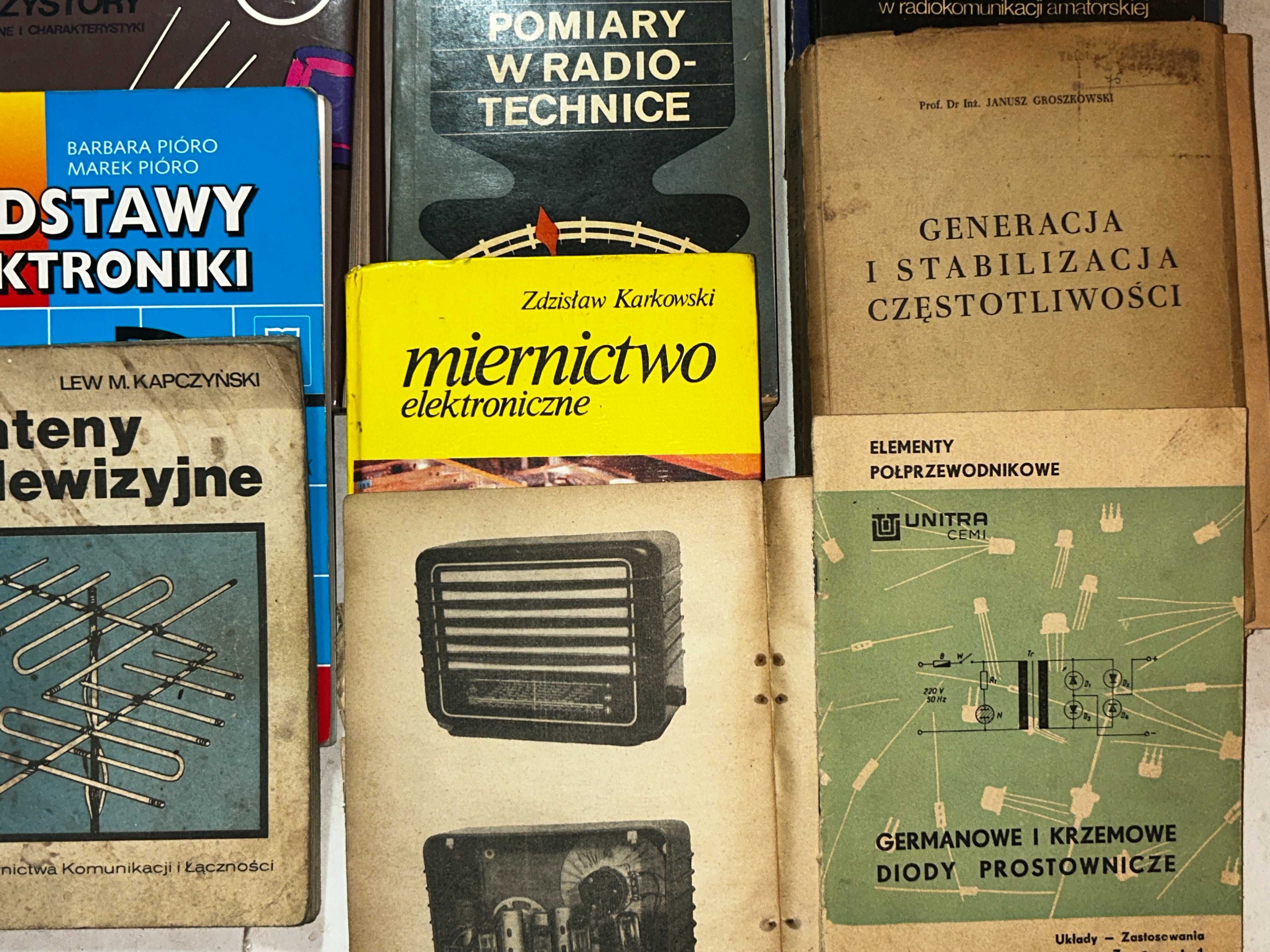 Książki ELEKTRONIKA Radio i inne...21 sztuk
