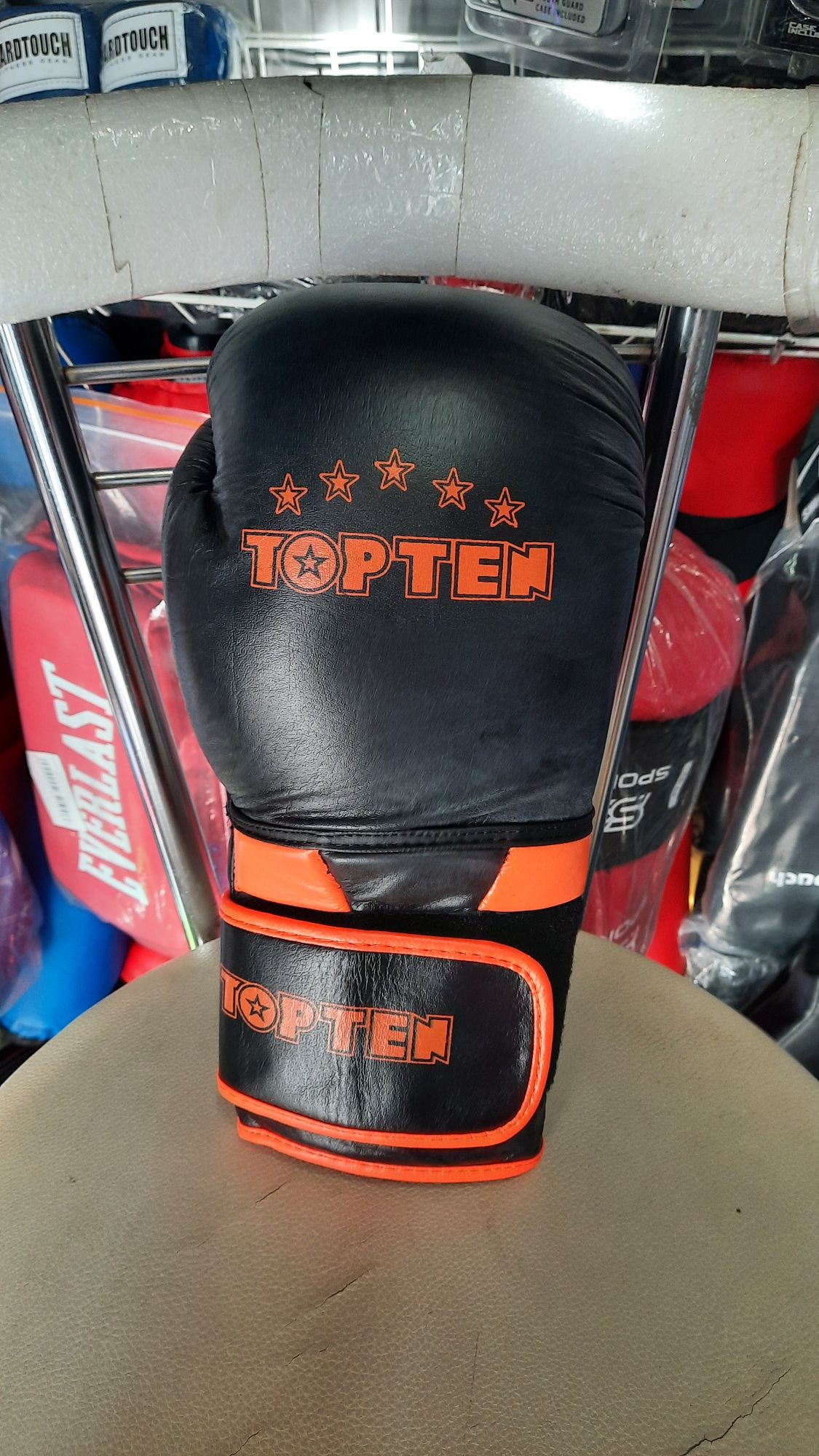 Перчатки боксёрские кожаные TOP- TEN  10oz,12oz