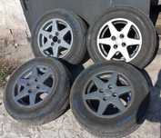 Титановые диски ATS 4×100, легкосплавные с резиной 185 65 14