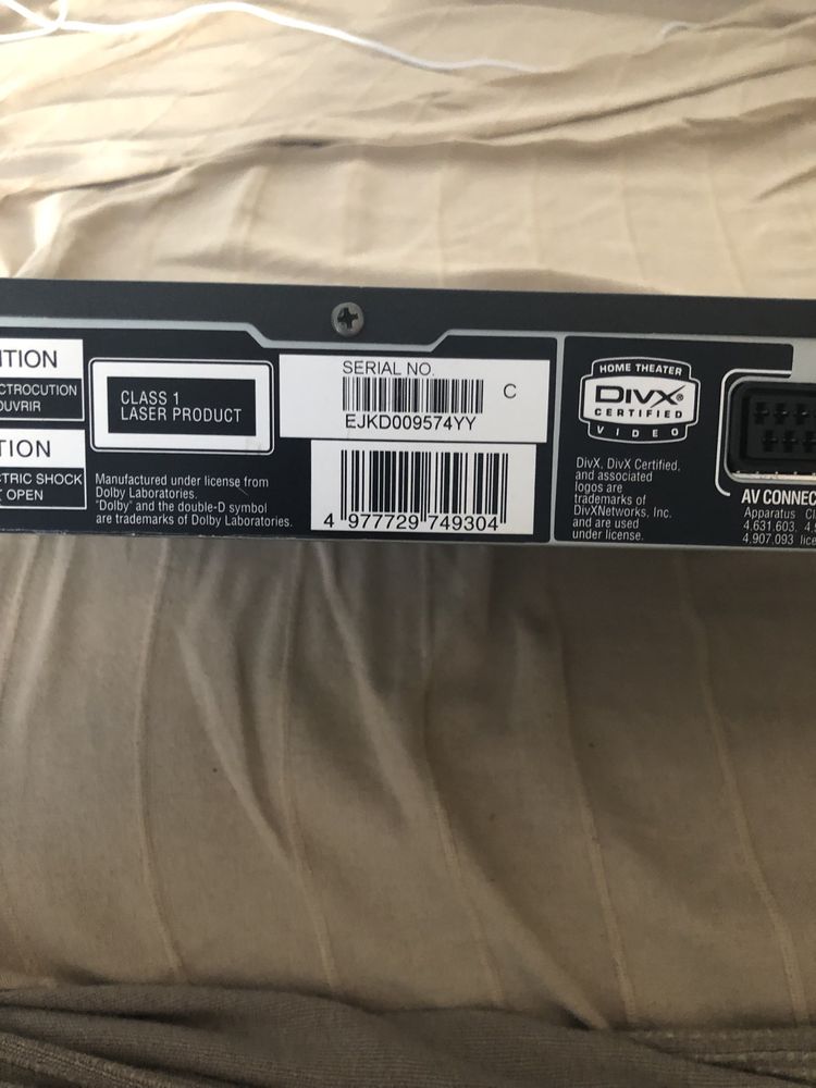 Leitor dvd pioneer como novo