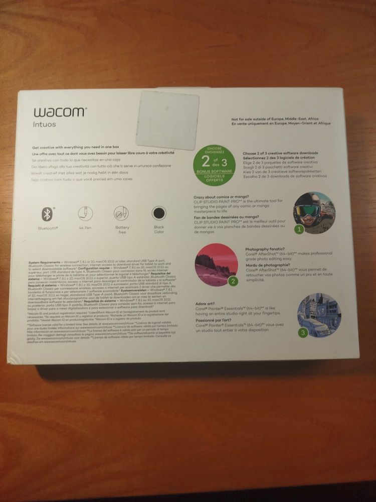 Mesa digitalizadora Wacon Intuos