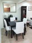 Cadeiras de sala Ikea com forro branco pérola