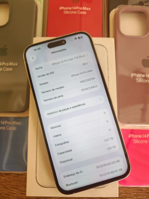 iPhone 14 Pro Max 1TB Silver Em Muito Bom estado, Aceito Retomas