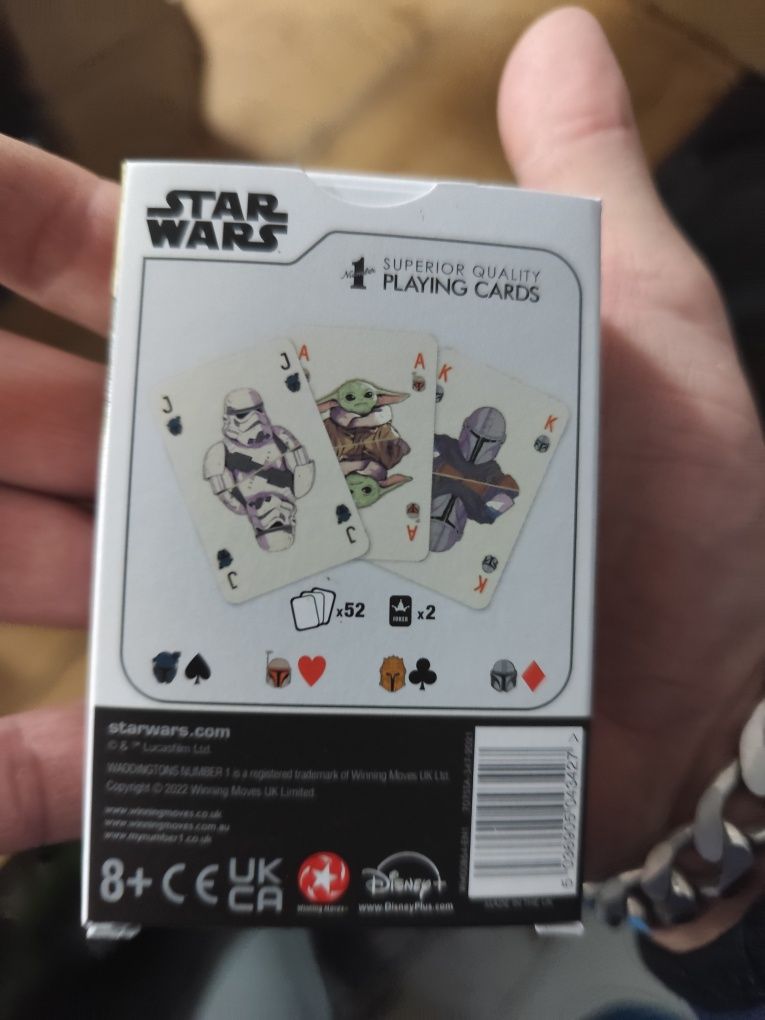 Karty do gry Star Wars Mandalorian nowe z