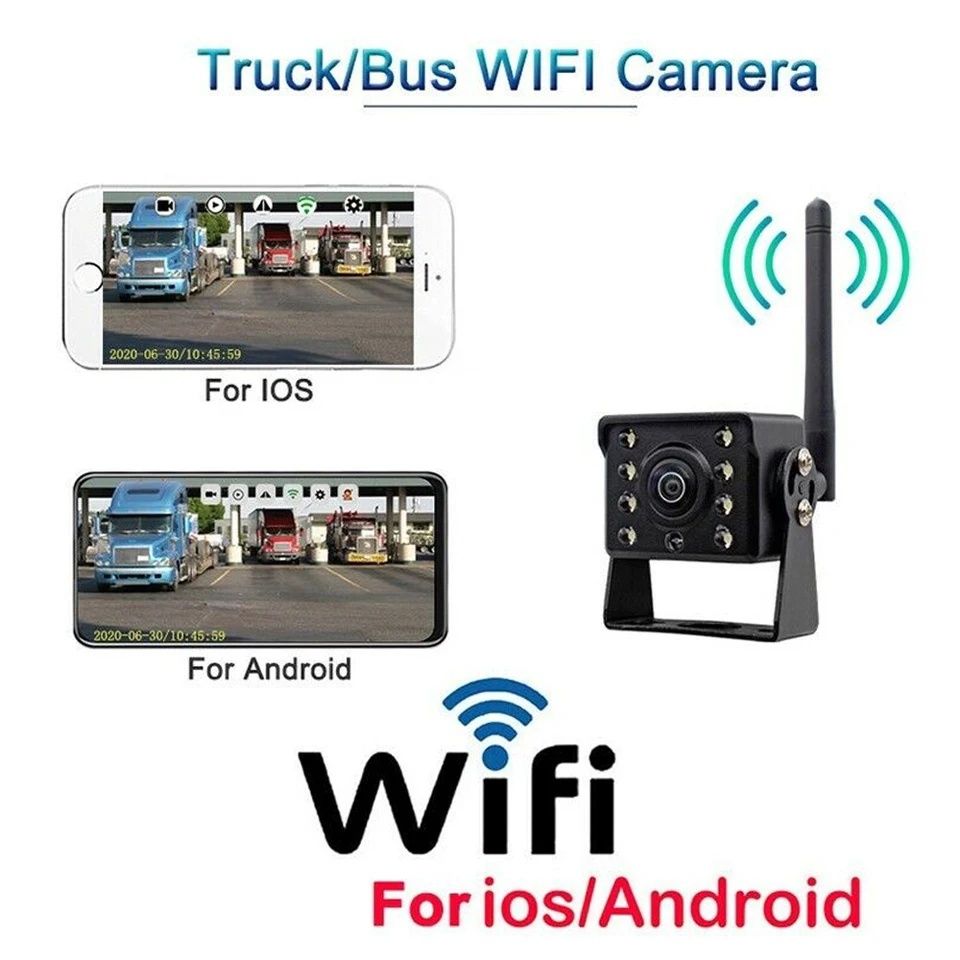 Câmara de estacionamento marcha atrás camião autocaravana wifi NOVO