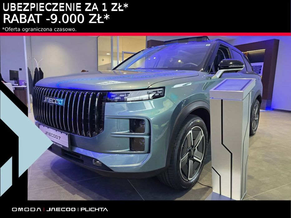 Jaecoo 7 Wersja OFFROAD Teraz taniej o 9000zł Ubezpieczenie za 1zł