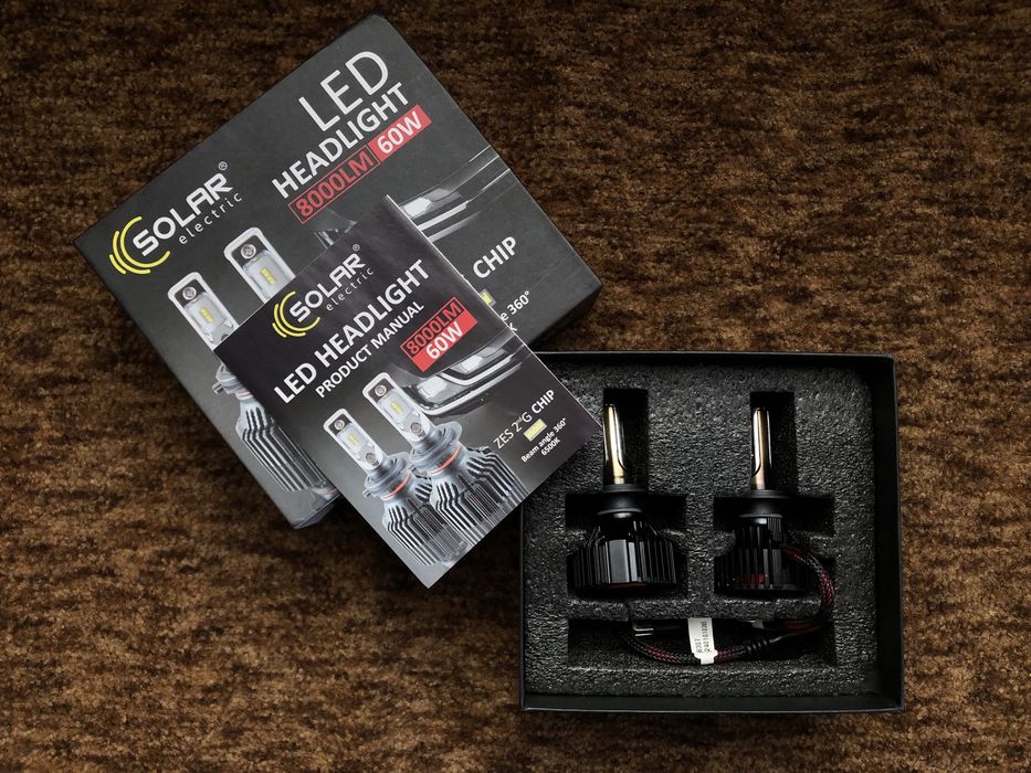 Лампи Solar H7 Led 6500K 12/24V 60W