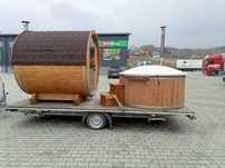 Wynajem mobilnej bali jacuzzi i sauny