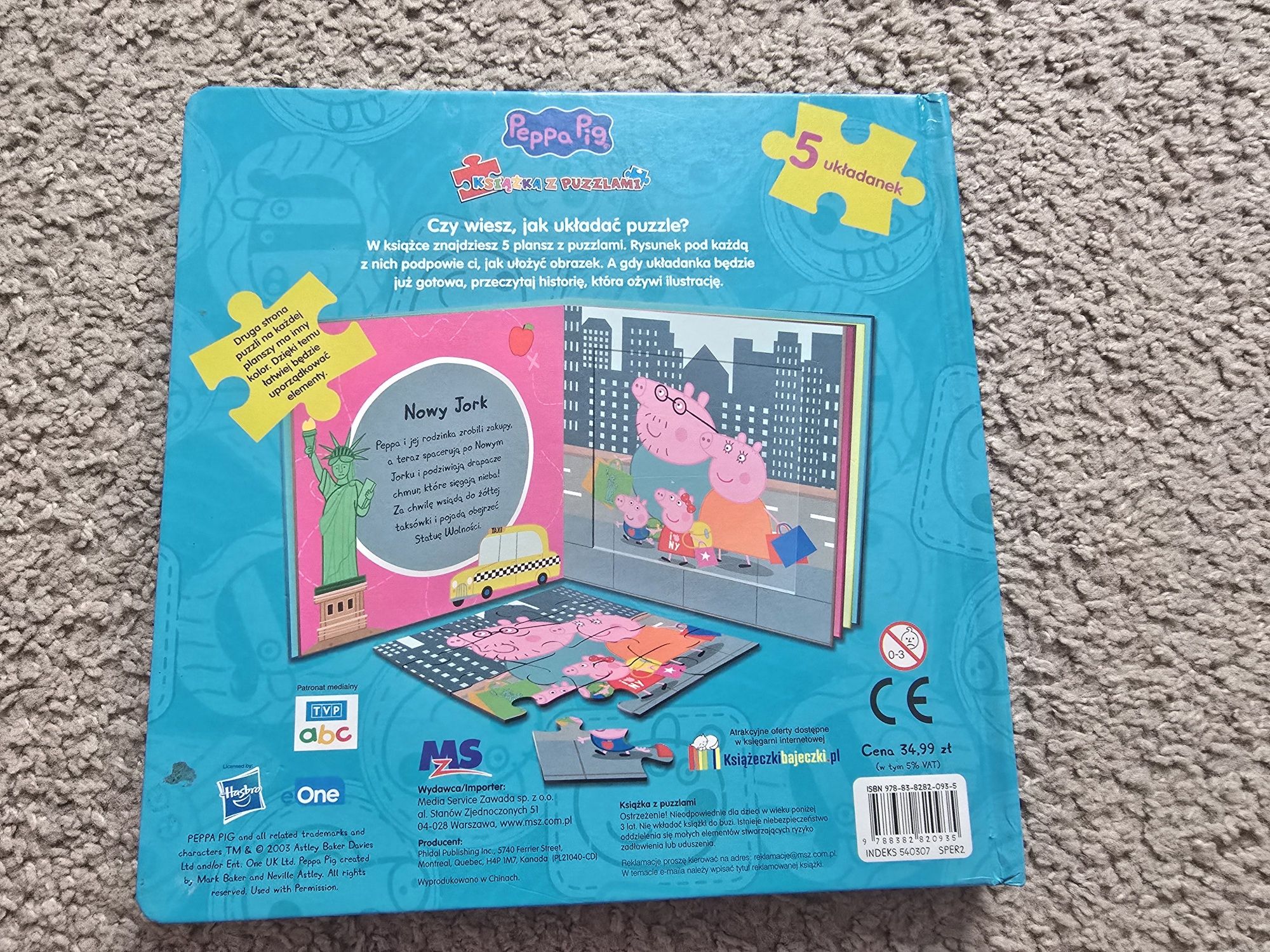 Książka z puzzlami