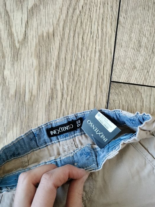 Krótkie spodenki niemowlęce rozm. 68