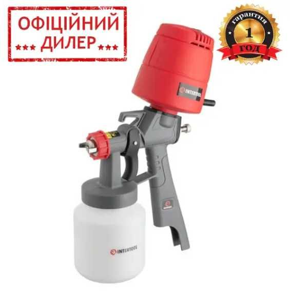 Краскопульт электрический Intertool DT-5045 (450 Вт,100-200 мл/хв)