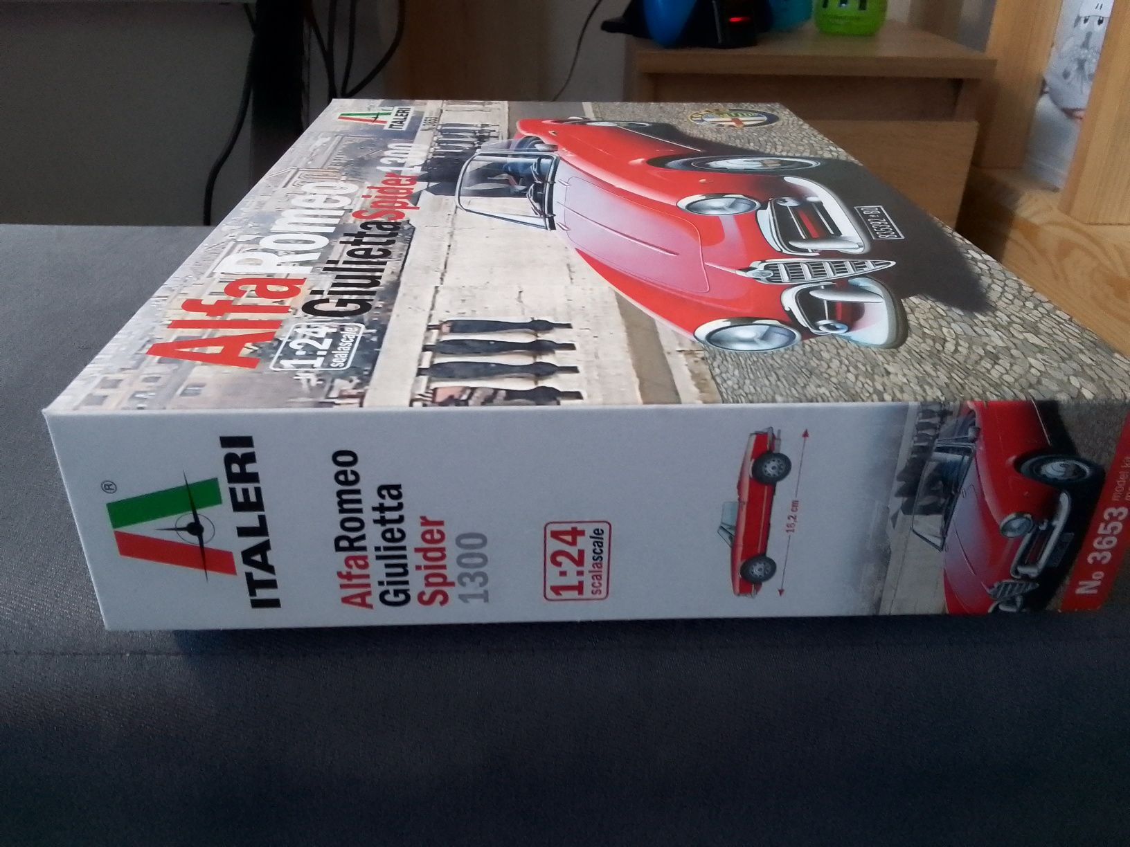 Alfa Romeo Gulietta spider 1300 ITALERI 1:24 UNIKAT