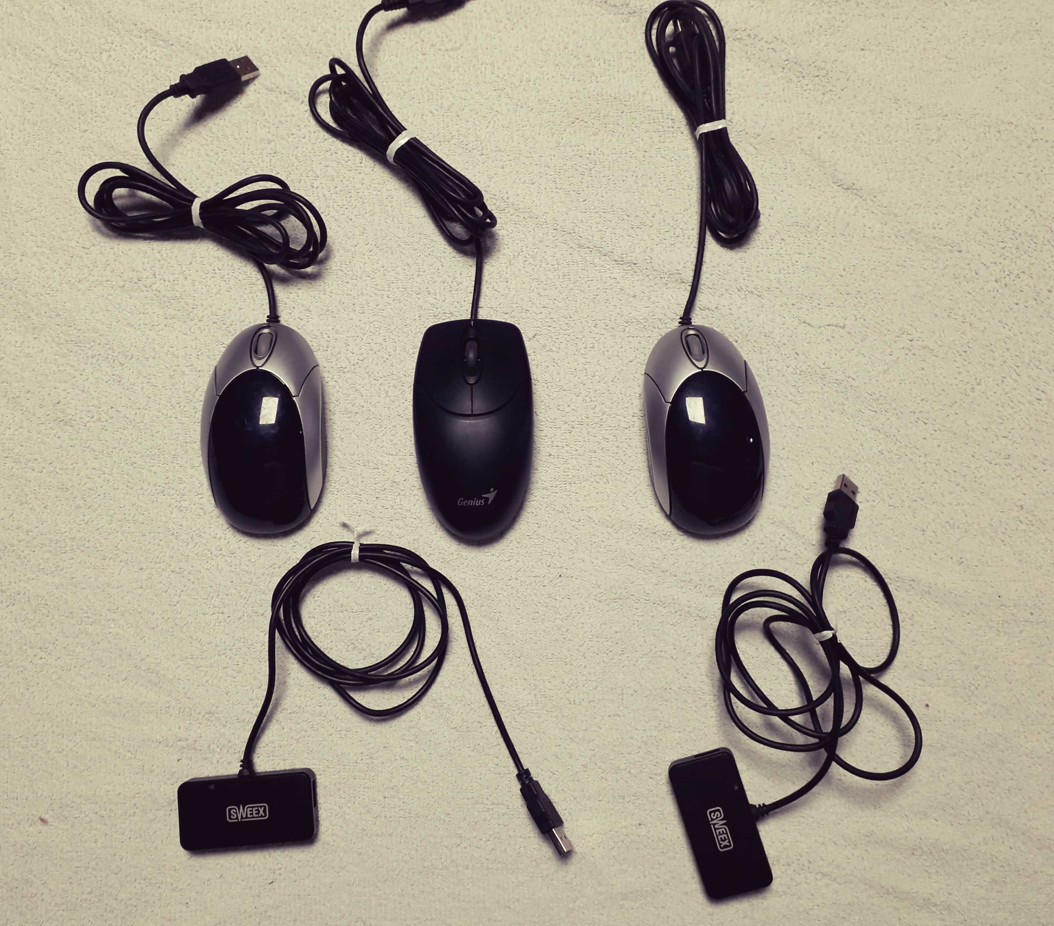Teclados , ratos e hub's