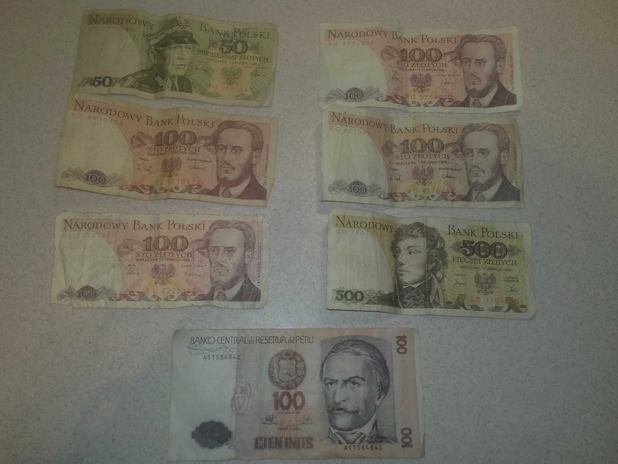 NUMIZMATYKA Stare pieniądze monety i banknoty KOLEKCJA CENA ZA CAŁOŚĆ