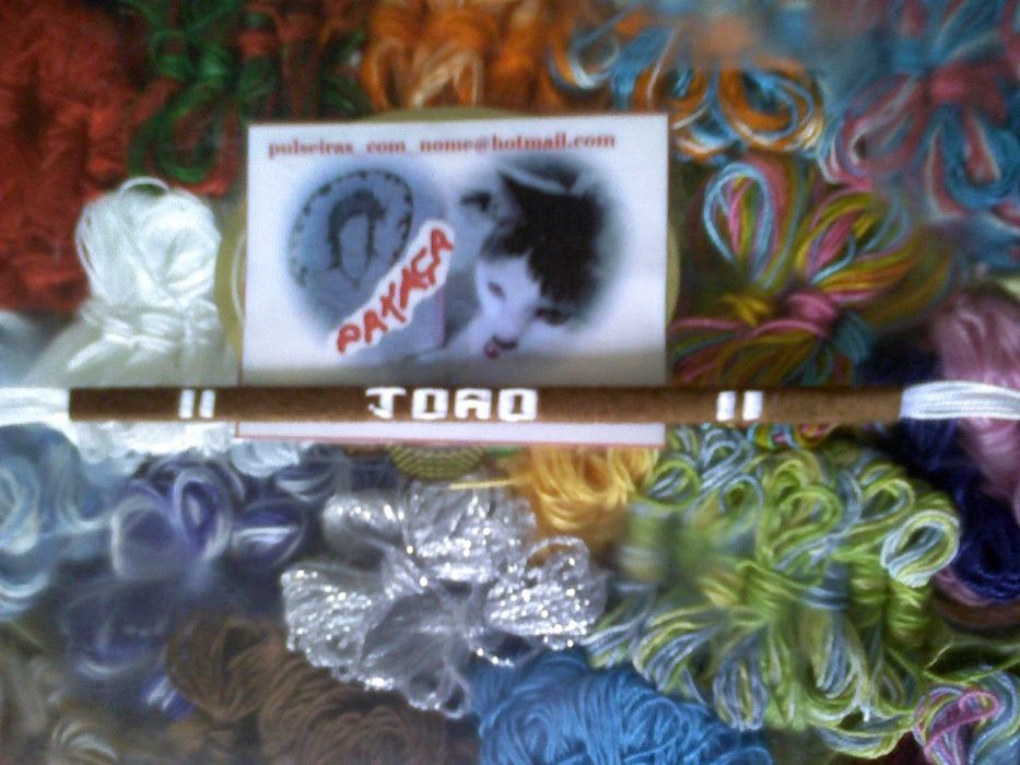 Pulseiras com nome Joao