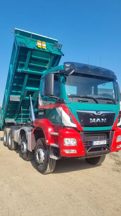 MAN TGS 35.500 8×6/HYDRODRIVE/BORDMATIC/MANUAL/3 STRONY WYWROT/IMPORT NIEMCY /TOP STAN  Man