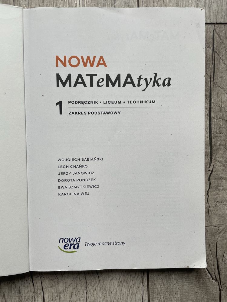Matematyka liceum technikum I