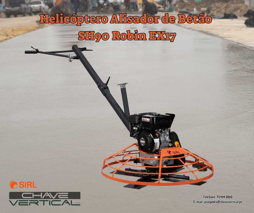 Helicóptero Alisador Betão SH90 Motor Honda GX160 Gasolina     JR19