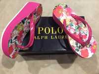 Новые Polo Ralph Lauren шлепанцы для девочки