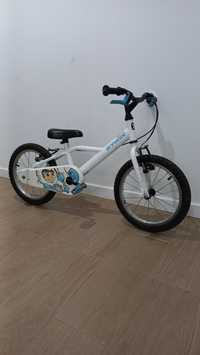 rower dziecięcy btwin (piękny) 16 cali