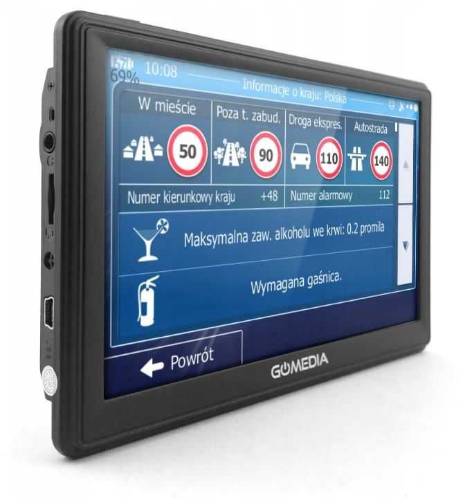 Nawigacja Samochodowa GPS 7 Mapy iGO Europa Polska TIR Ciężarów Kamper