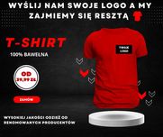 ### Koszulka z logo firmy odzież reklamowa premium###