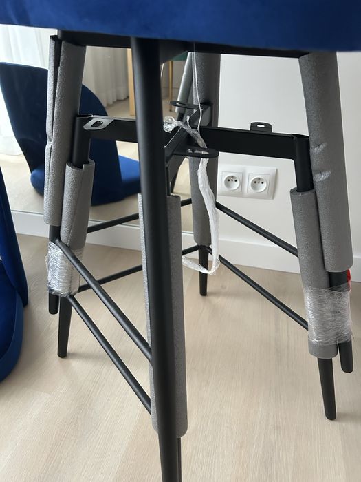 Hokery hoker barowe wysokosc stelaża 50 cm nowe ikea black red white