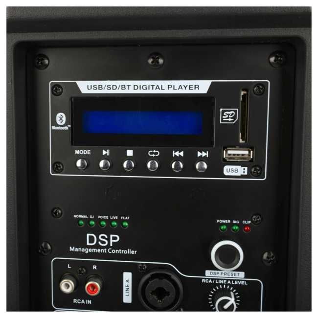 DNA SPX10 DSP aktywna kolumna głośnikowa 10" 250W RMS BTUSB SD MP3