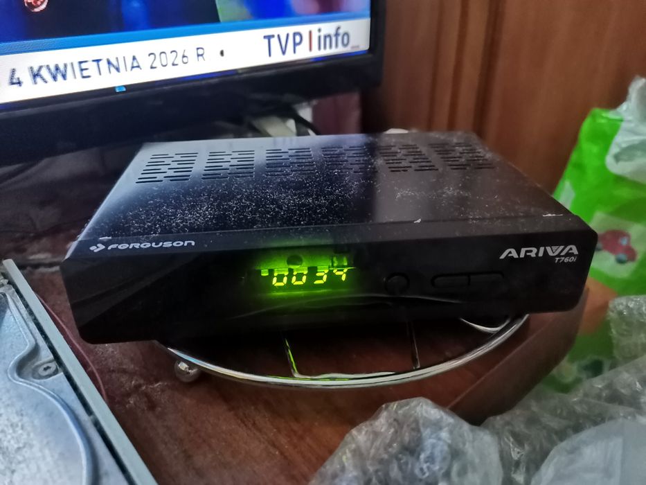 Ferguson Ariva T760i dekoder tuner DVB-T2 H.265 HEVC wszystkie program
