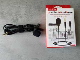Микрофон петличка для смартфона lavalier GL-142 3.5 AUX+AUX мама