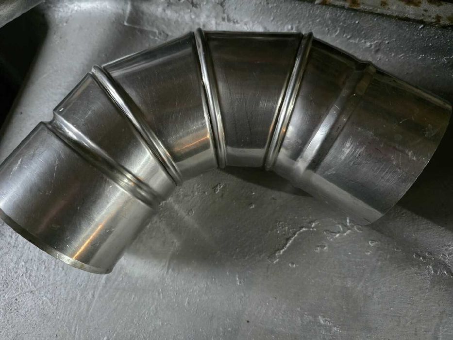 Kolano obrotowe kwasoodporne regulowane stal nierdzewna 130mm