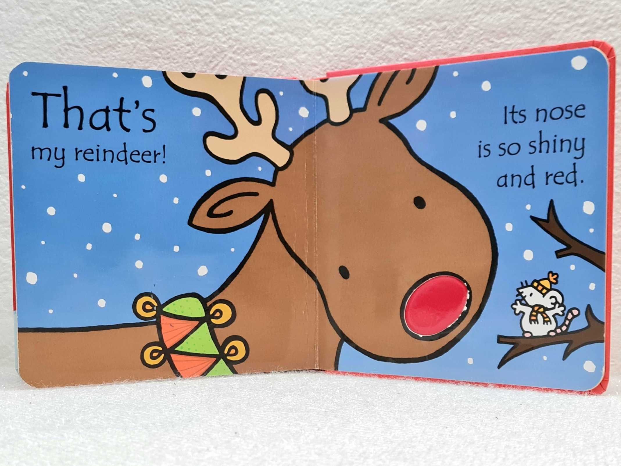 Usborne That's not my reindeer książka angielska dla dzieci dotykowa